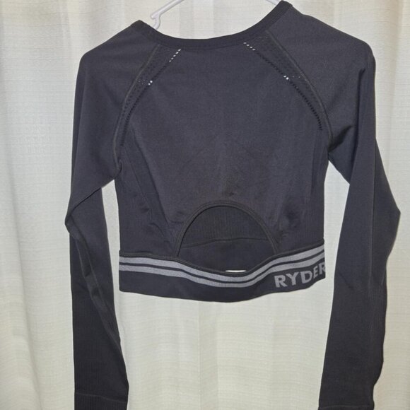 🚲 Ryderwear Freestyle long sleeve athletic crop top. MED. Bike Performance - Picture 4 of 5